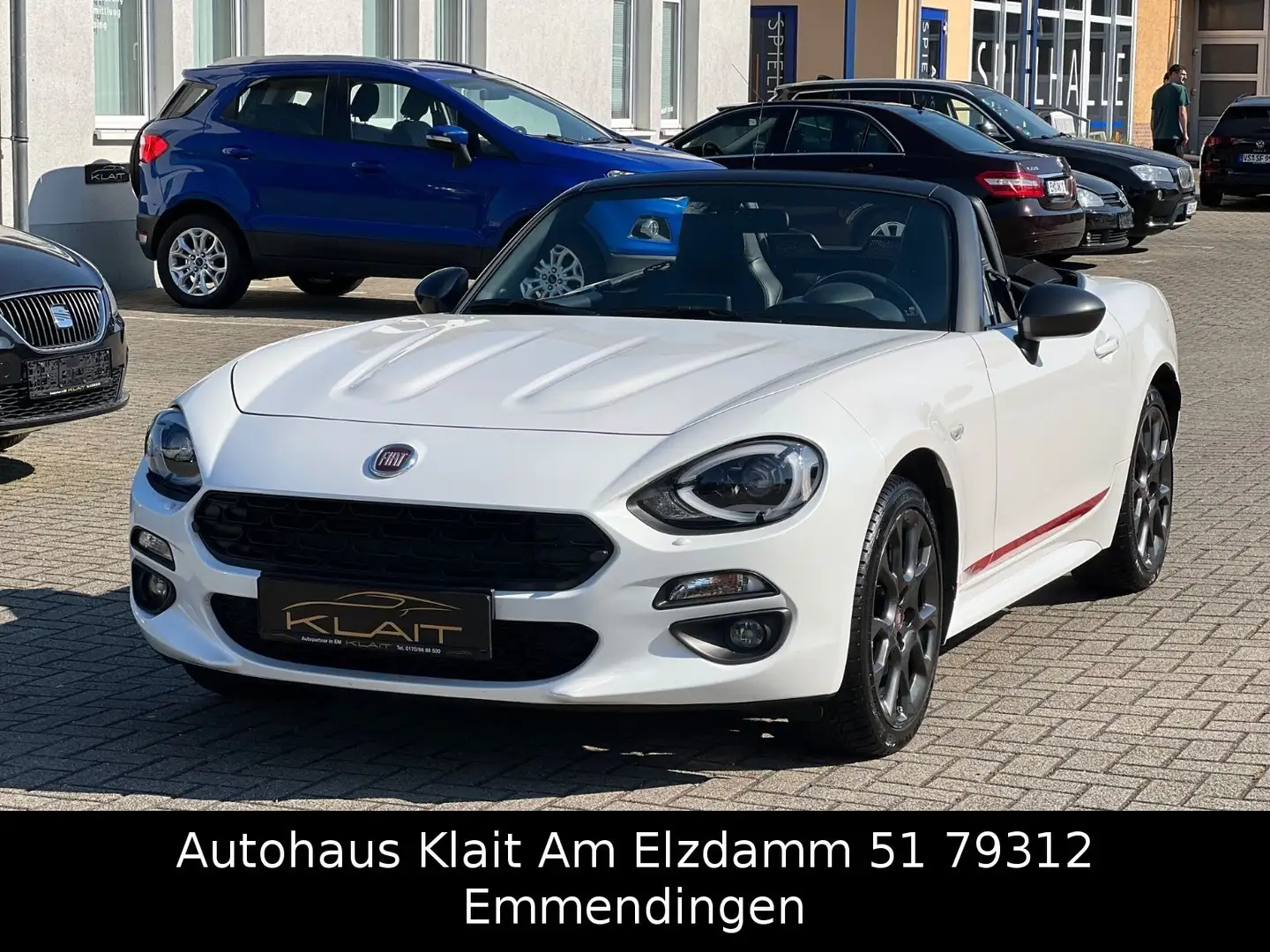 Fiat 124 Spider Lusso Automatik Blanc - 1