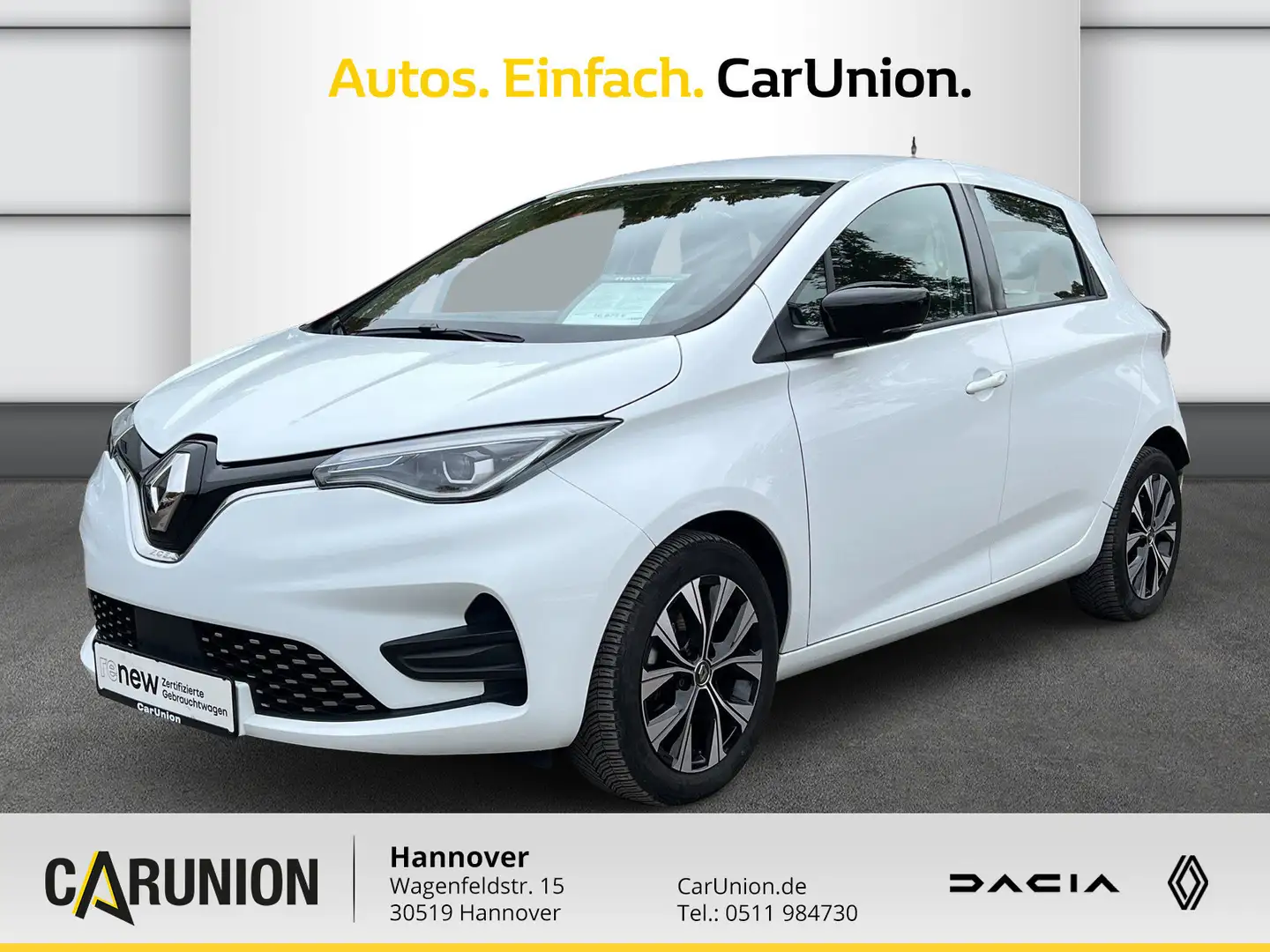 Renault ZOE E-Tech 100% el. ZOE E-Tech 100% elektrisch Weiß - 1