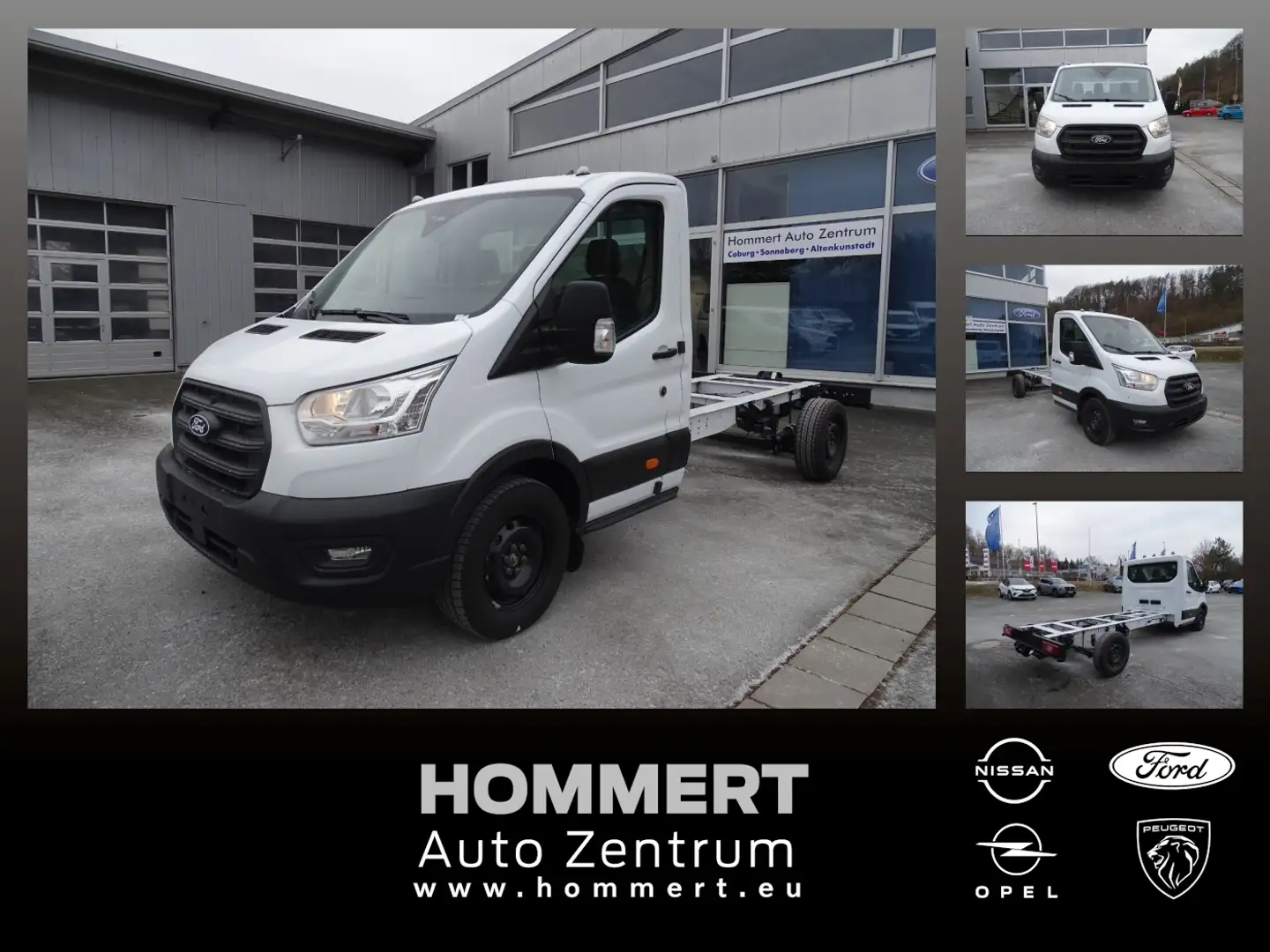 Ford Transit Fahrgestell 350 L3 Trend *ALLWETTER*AHK* Weiß - 1