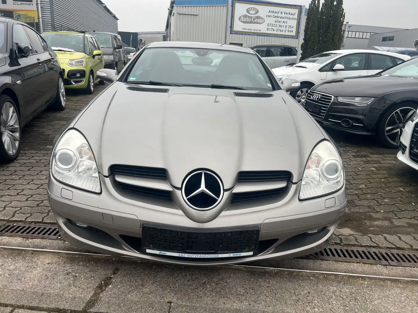 Mercedes-Benz SLK 200 Roadster Kompressor VOLL LEDER , NAVI Сірий - 2