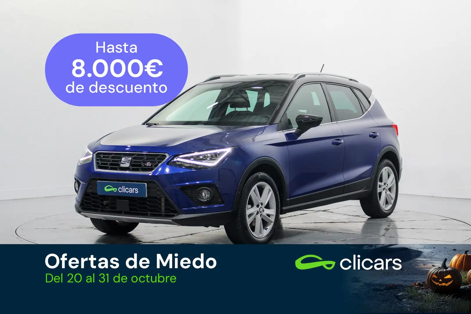 SEAT Arona 1.0 TGI S&S FR 90 Azul - 1