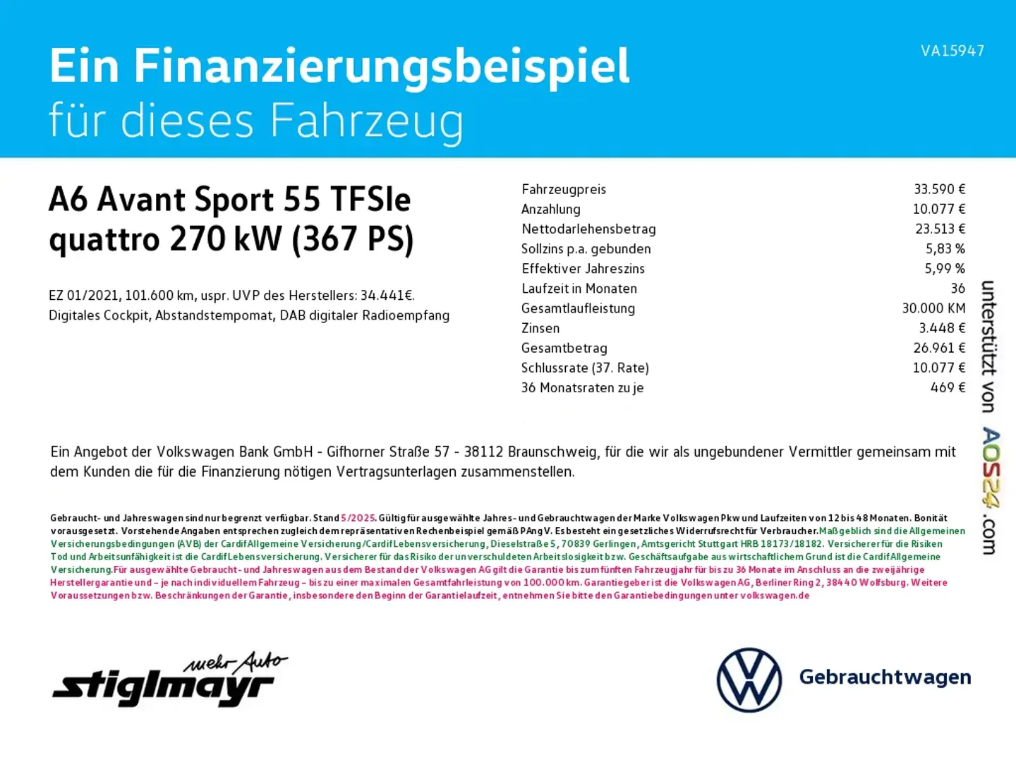 Audi A6 Avant Sport 55 TFSIe quattro MATRIX+NAVI+PANO Blau - 2