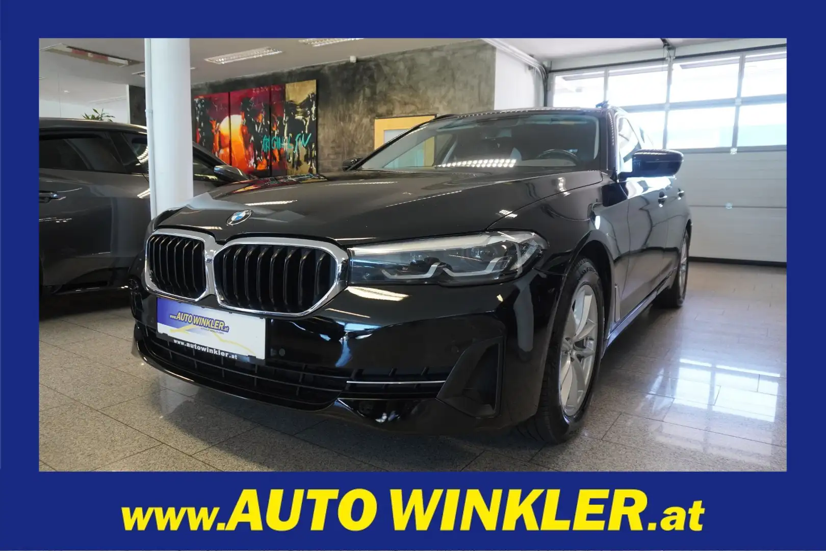 BMW 520 d Touring xDrive Virtual/Leder/Navi/Keyless Schwarz - 1