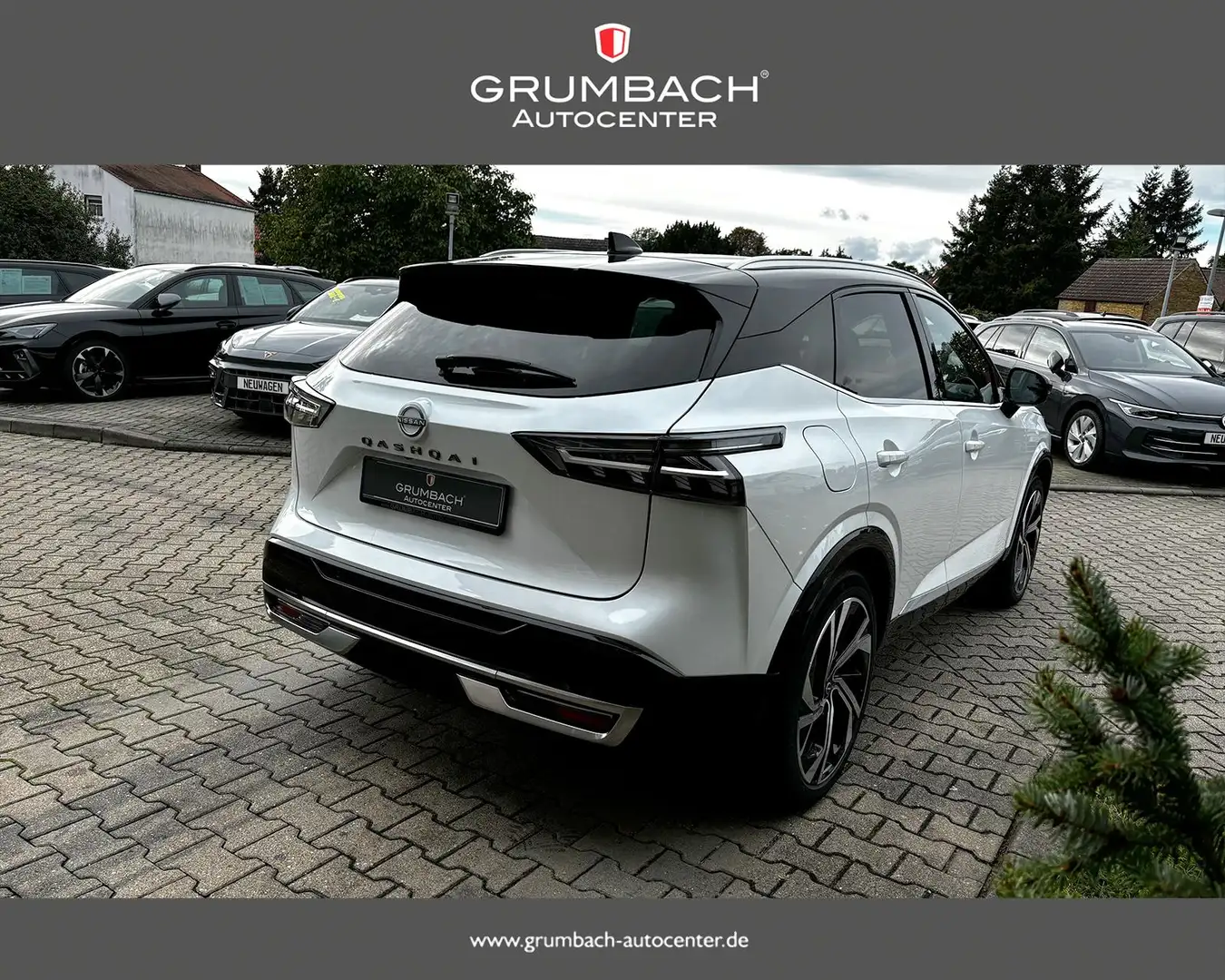 Nissan Qashqai TEKNA+ 1.3 DIG-T MHEV 116kw Xtronic 20Zoll Sitz... Wit - 2