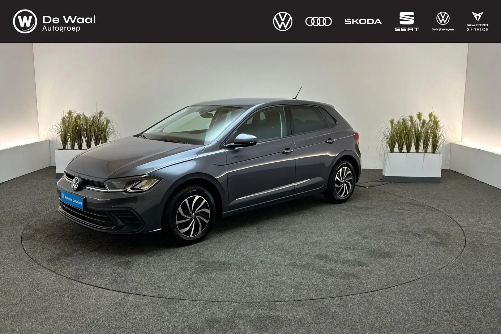 Volkswagen Polo 1.0 TSI 95pk Life | AppleCarplay/AndroidAuto, Adap Grijs - 1