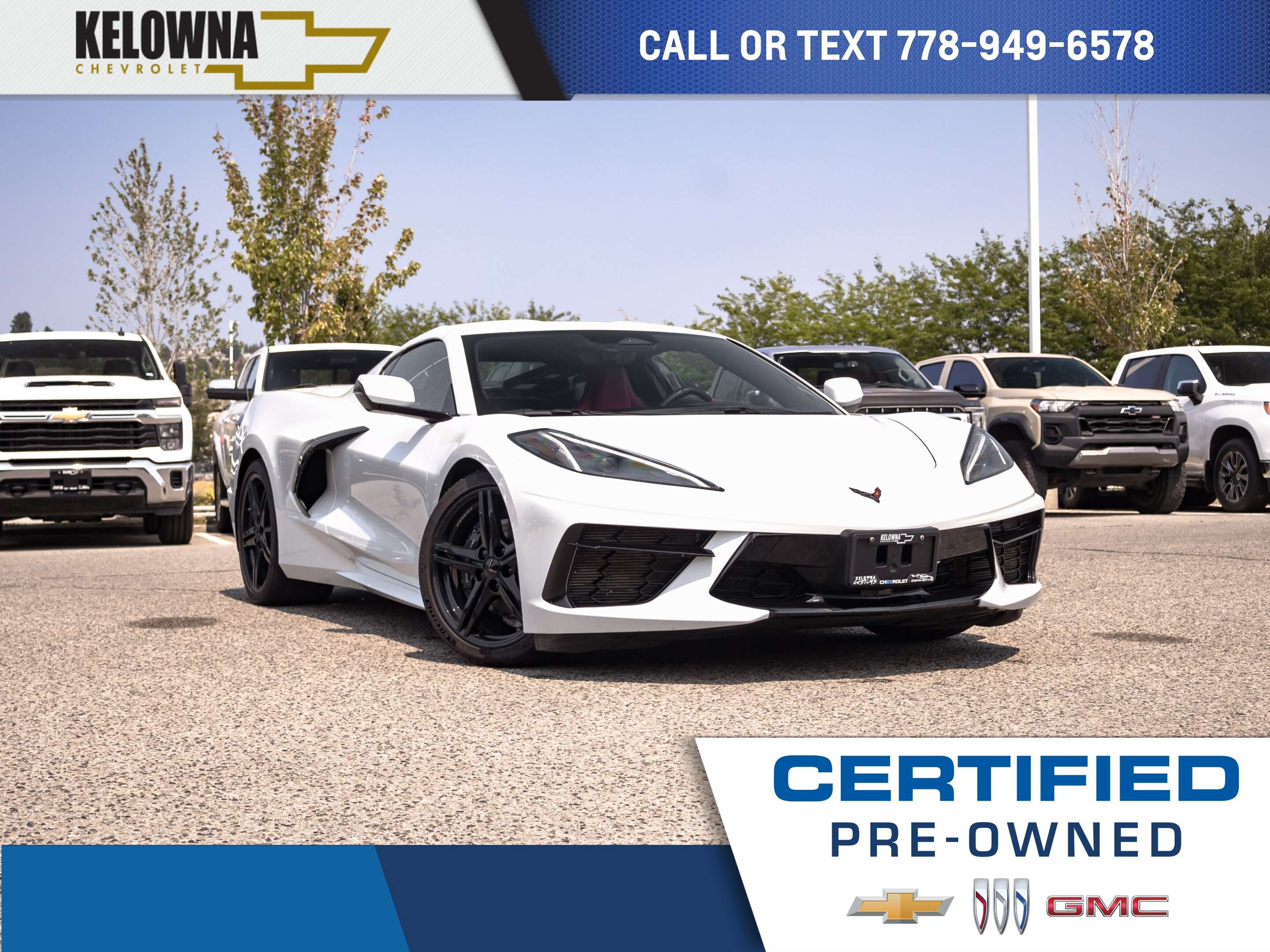 2026 Chevrolet Corvette 1LT | Dual-Zn Climate | Rwr Seats | Remov Roof