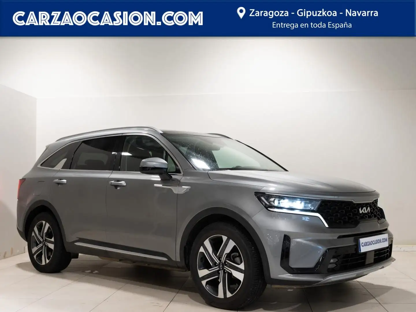 Kia Sorento 1.6 T-GDi PHEV Plus Edition 4x4 7pl Gris - 1