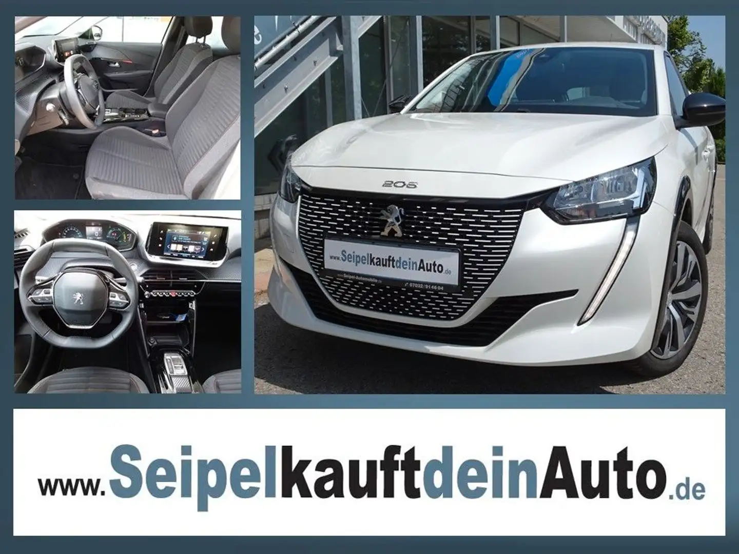 Peugeot 208 e- Active*SHZ*Klimaauto*LED*DAB* Wit - 1