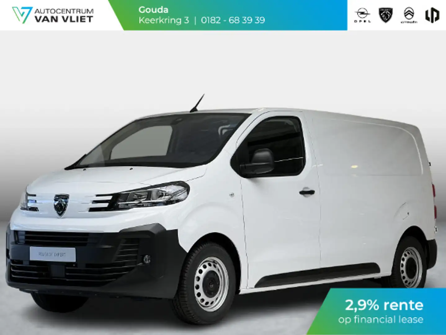 Peugeot Expert L2 145 Pk. AUTOMAAT | 2,9% rente | navigatie incl. Wit - 1