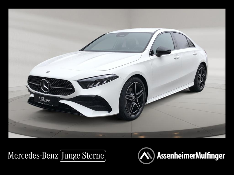 Mercedes-Benz A 180 Limousine AMG+MBUX+Night+Wide+Cam+LED+Navi