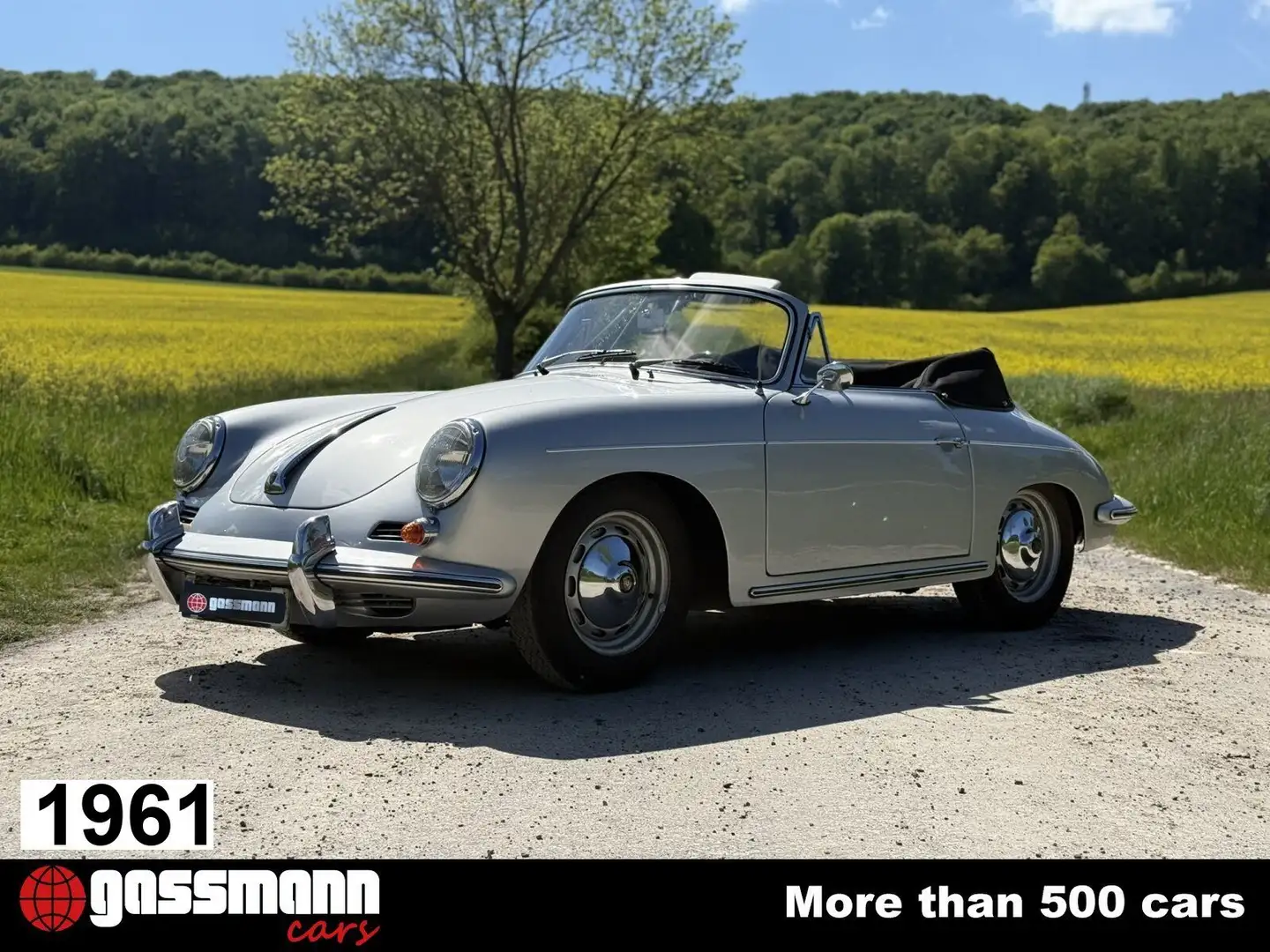 Porsche 356 B Cabrio 1600 S Серебристый - 1