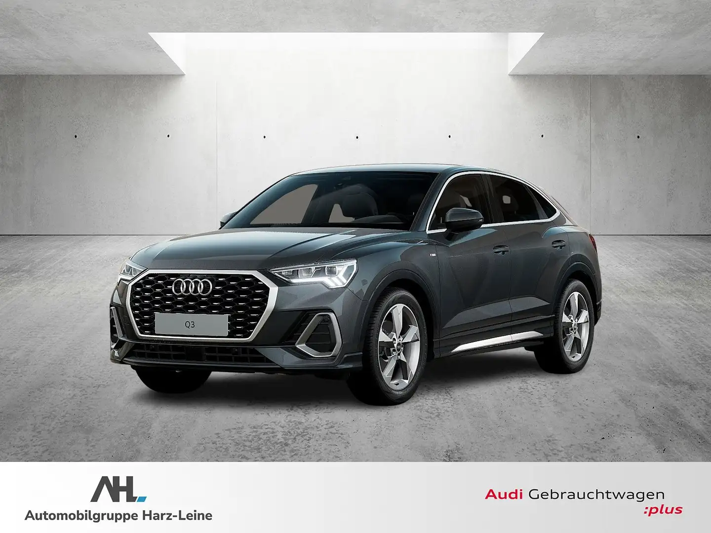 Audi Q3 Sportback 35 TDI S line S-tronic LED Navi ACC AHK Grau - 1