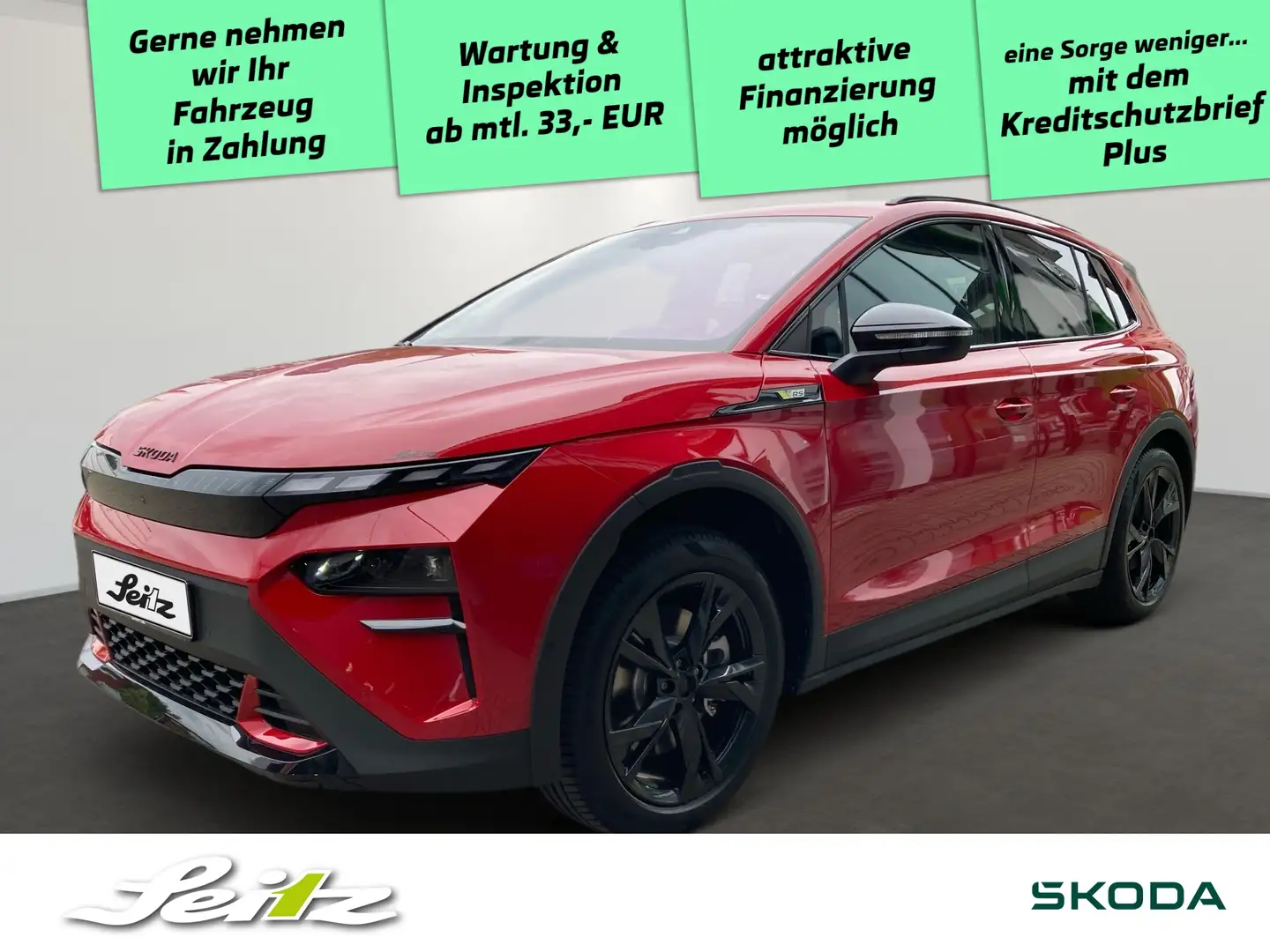 Skoda Elroq RS *AHK*NAVI*KAMERA*SITZH* Rood - 1