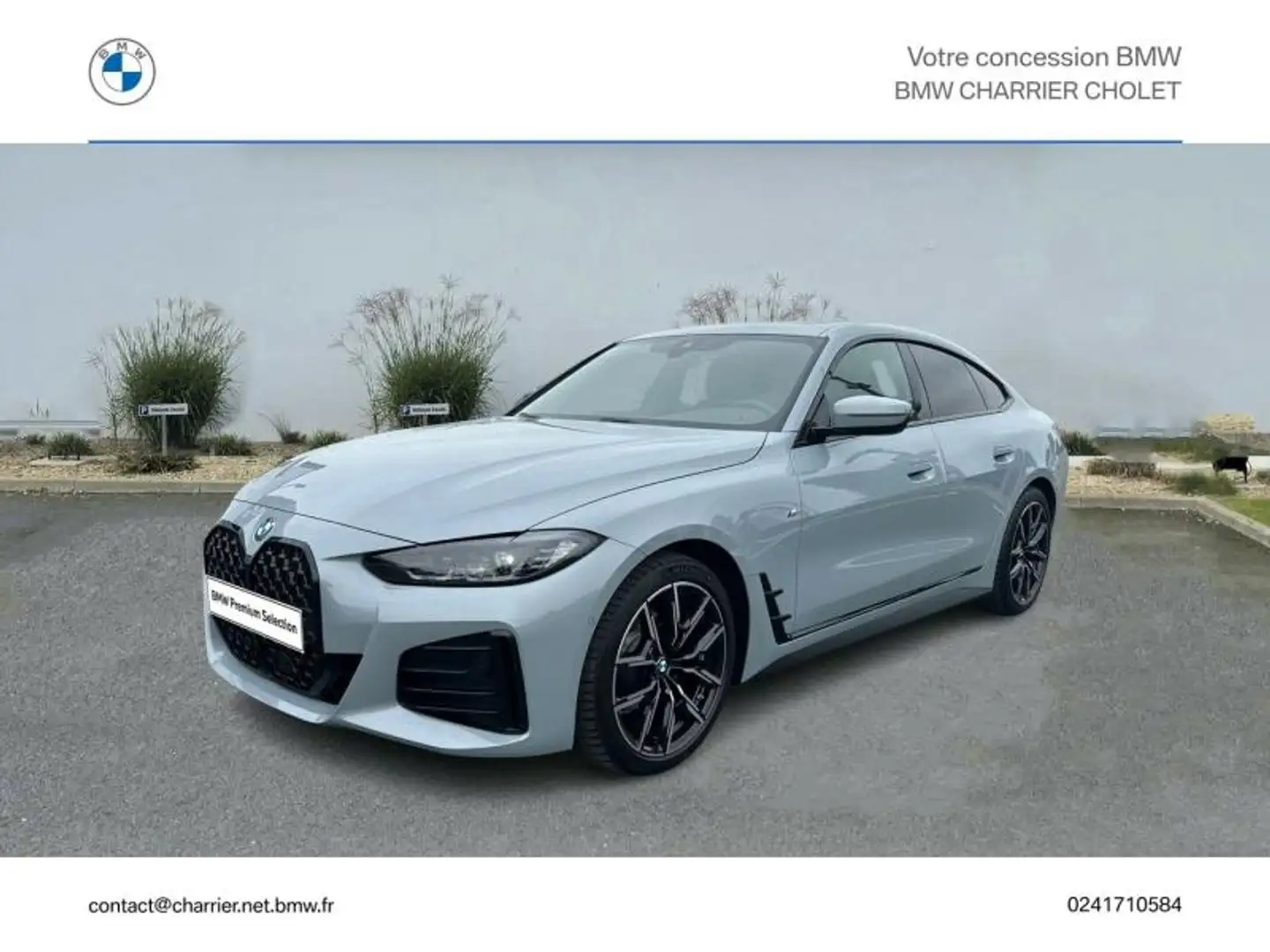 BMW 420 420dA 190ch M Sport Gris - 1