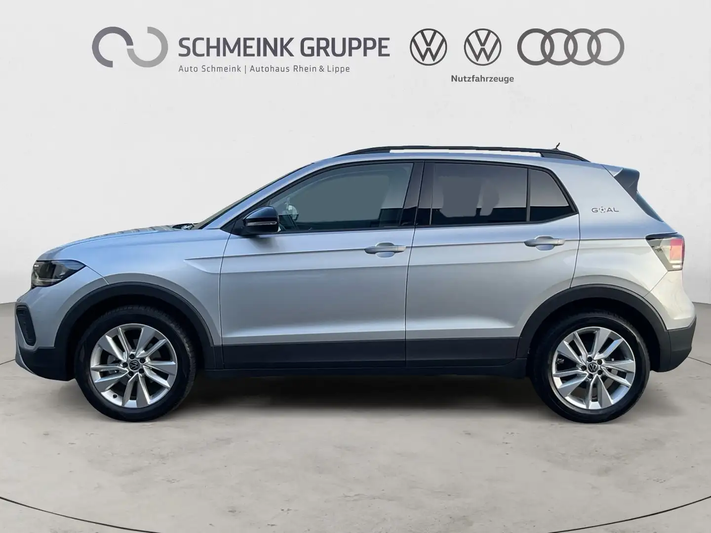 Volkswagen T-Cross 1.0 TSI GOAL Navi Allwetter ACC CarPlay Silber - 2