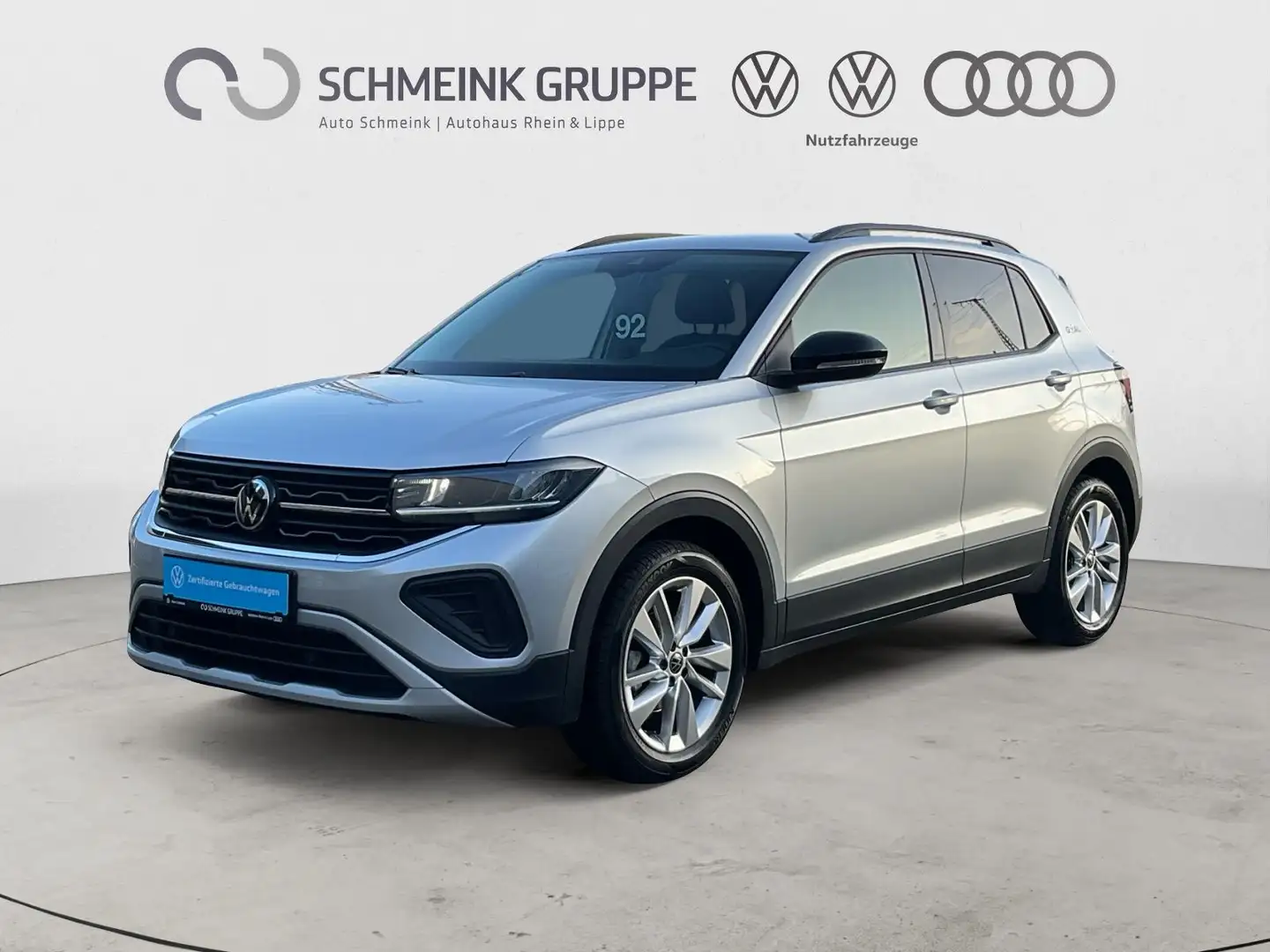 Volkswagen T-Cross 1.0 TSI GOAL Navi Allwetter ACC CarPlay Silber - 1