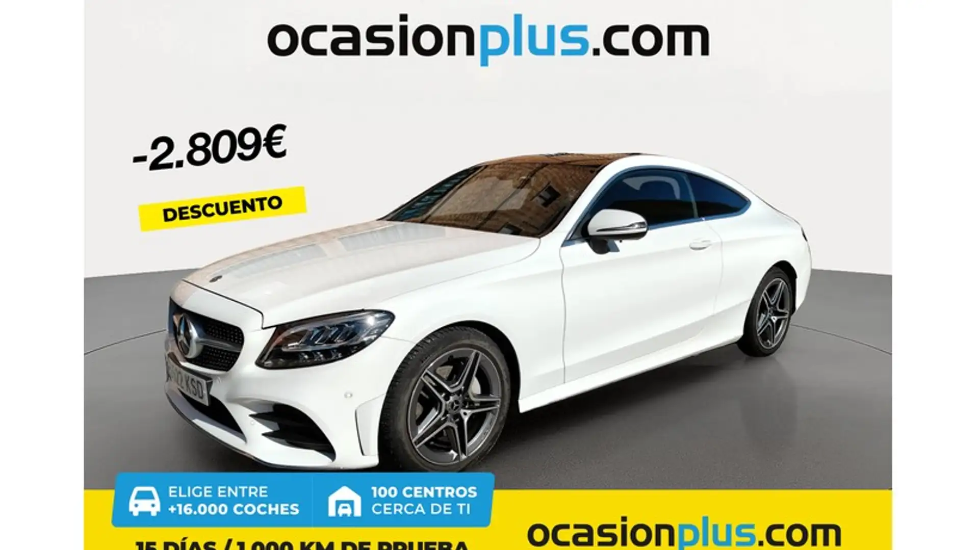 Mercedes-Benz C 220 Coupé 220d 9G-Tronic Blanc - 1