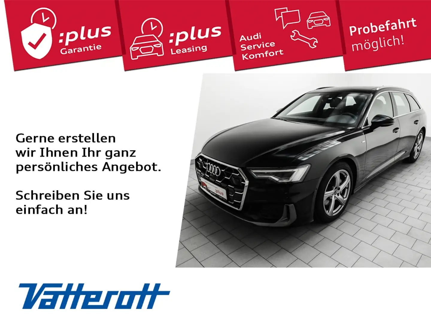 Audi A6 Avant 50 TDI quattro S line Matrix Pano ACC Schwarz - 1