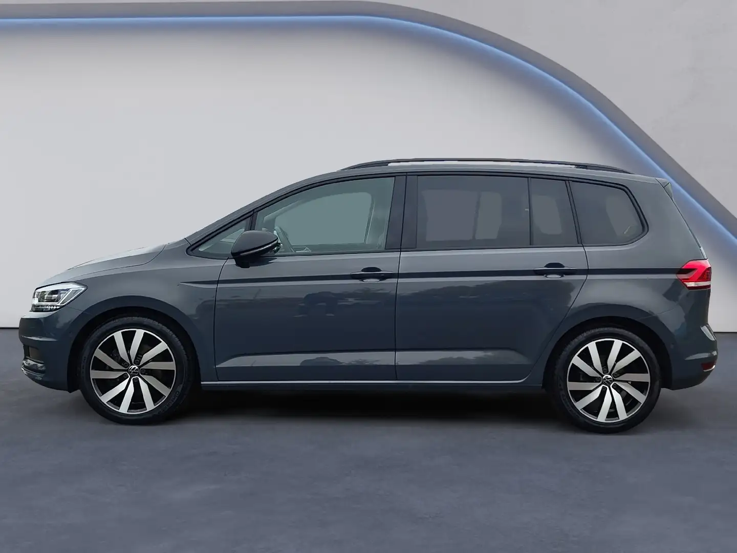 Volkswagen Touran 1.5 TSI Highline DSG+LED+NAVI+AHK+7SITZER Grigio - 2