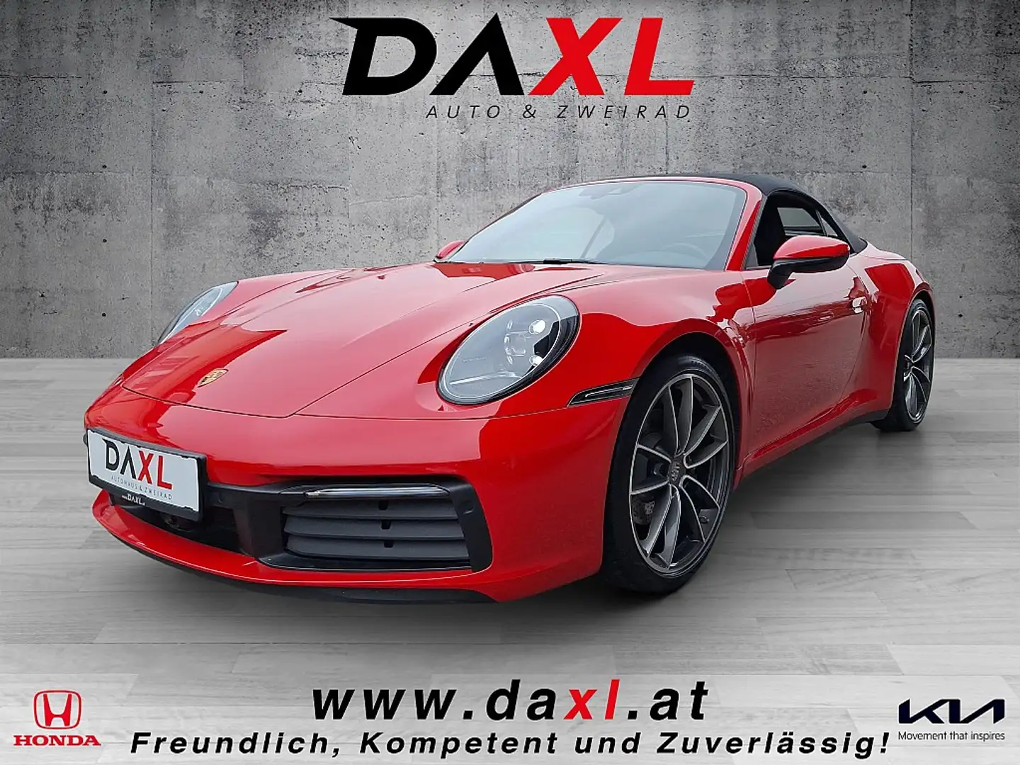 Porsche 911 Carrera Cabrio PDK *unfallfrei* Rouge - 1