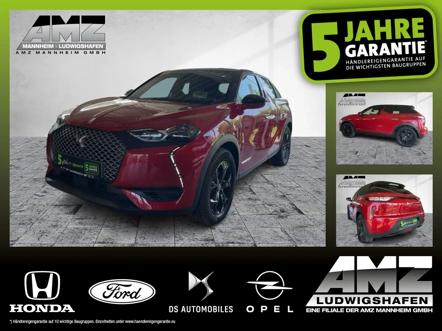 DS Automobiles DS 3 E-Tense Performance Line *NAVI* Rouge - 1