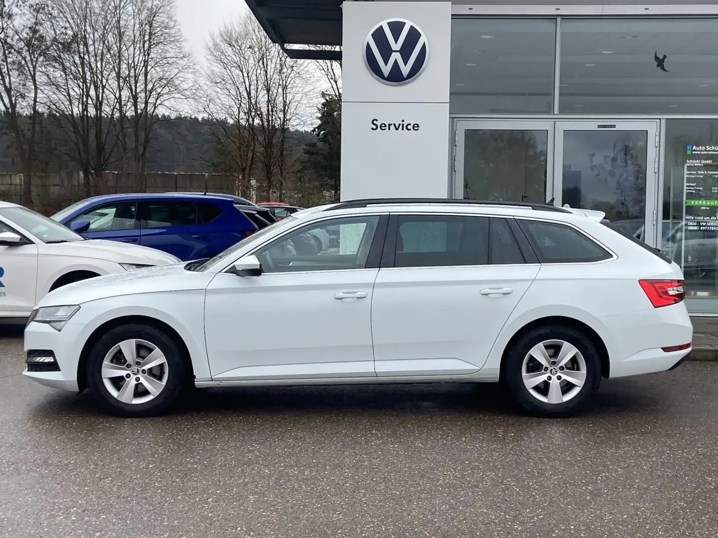 Skoda Superb Combi 2.0 TDI DSG AHK+NAVI-COLUMBUS+LED+S Weiß - 2