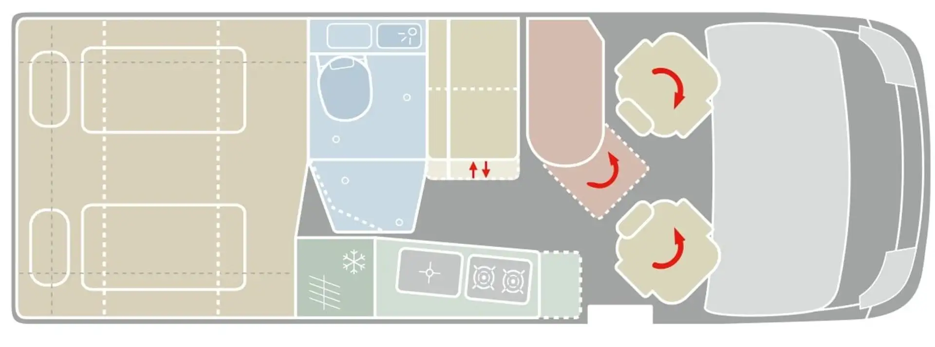 VanTourer 630 L Fiat 180 PS SIE SPAREN 12.345 EUR Grau - 2