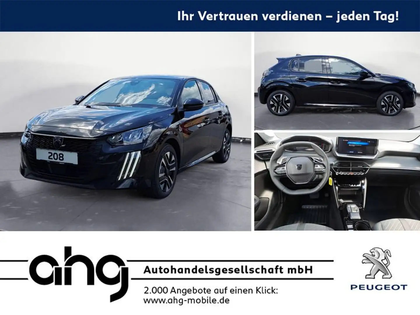 Peugeot 208 Allure HYBRID 100 e-DSC6 Sicht- & Navigation Nero - 1