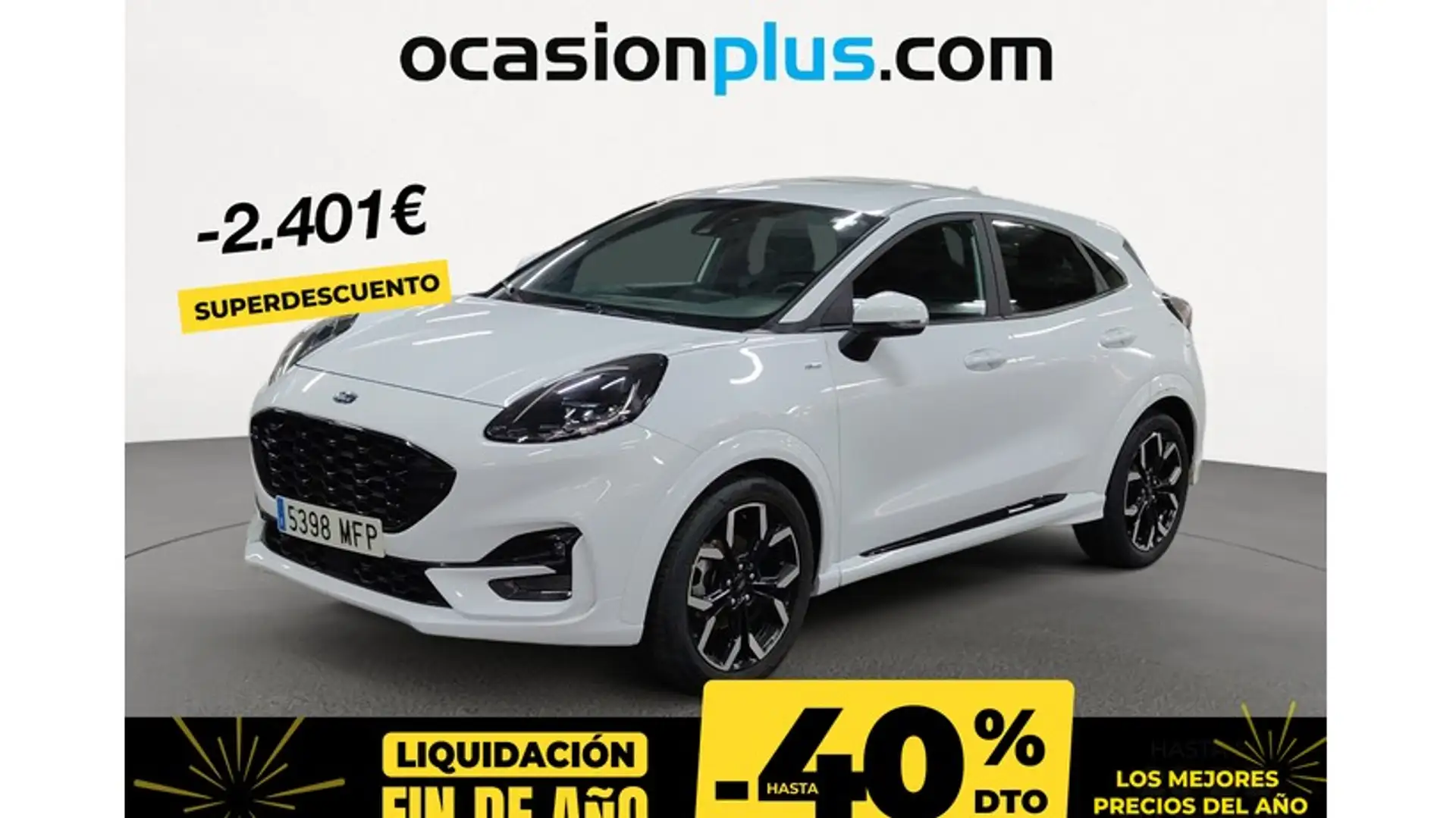 Ford Puma 1.0 EcoBoost MHEV ST-Line X 125 Blanc - 1
