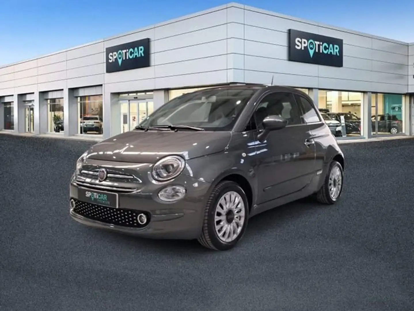Fiat 500 1.2 Lounge Gris - 1