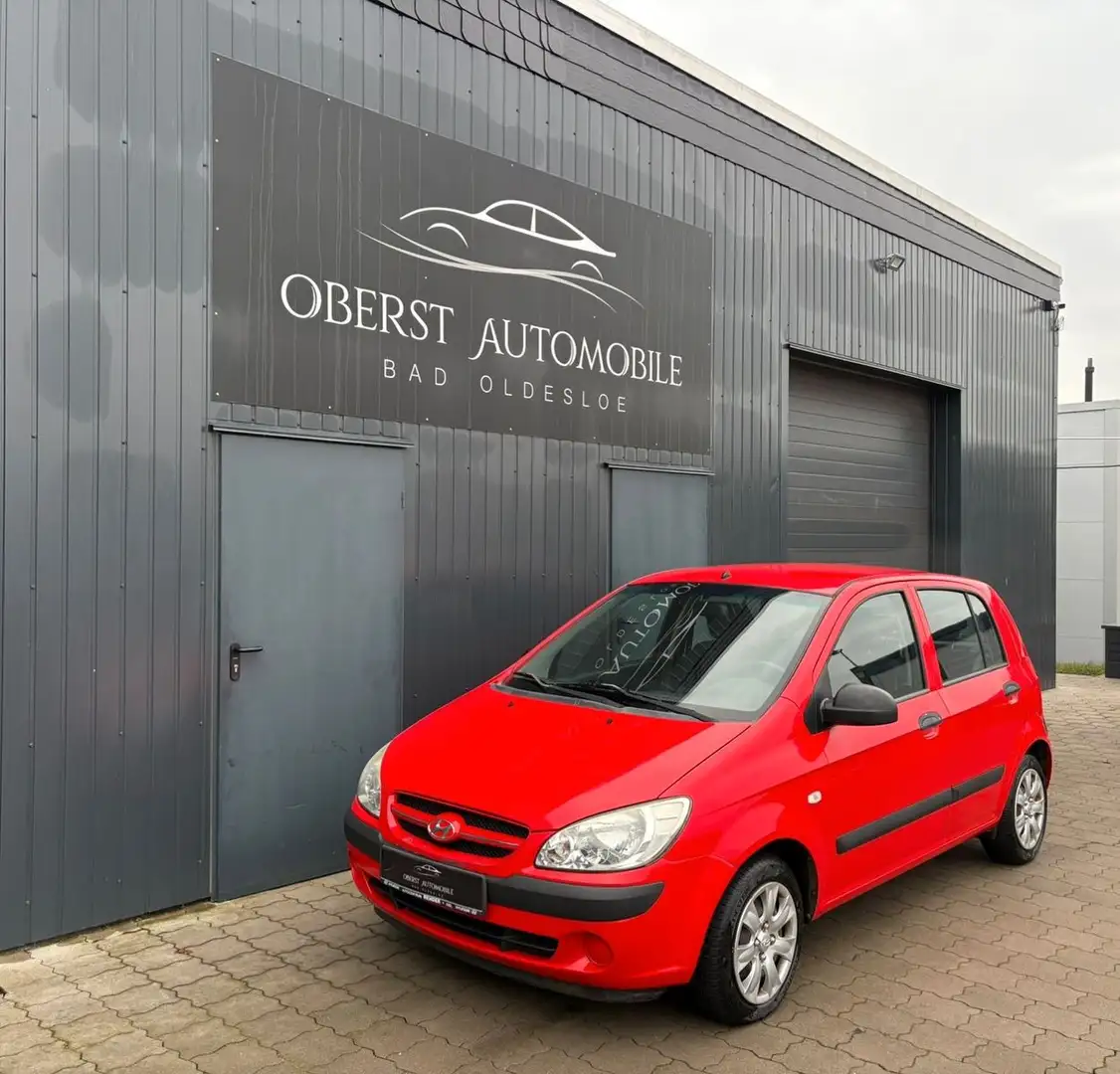 Hyundai Getz 1.1 Basis*Wenig Kilometer* Rot - 2