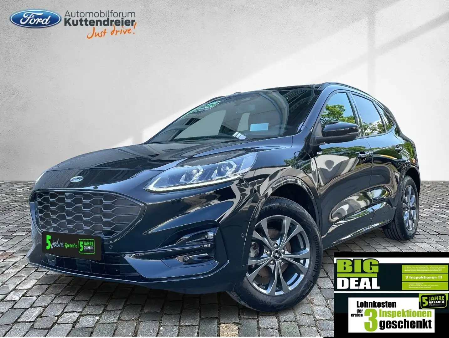 Ford Kuga PHEV ST-Line X Navi Kamera Glasdach Zwart - 1