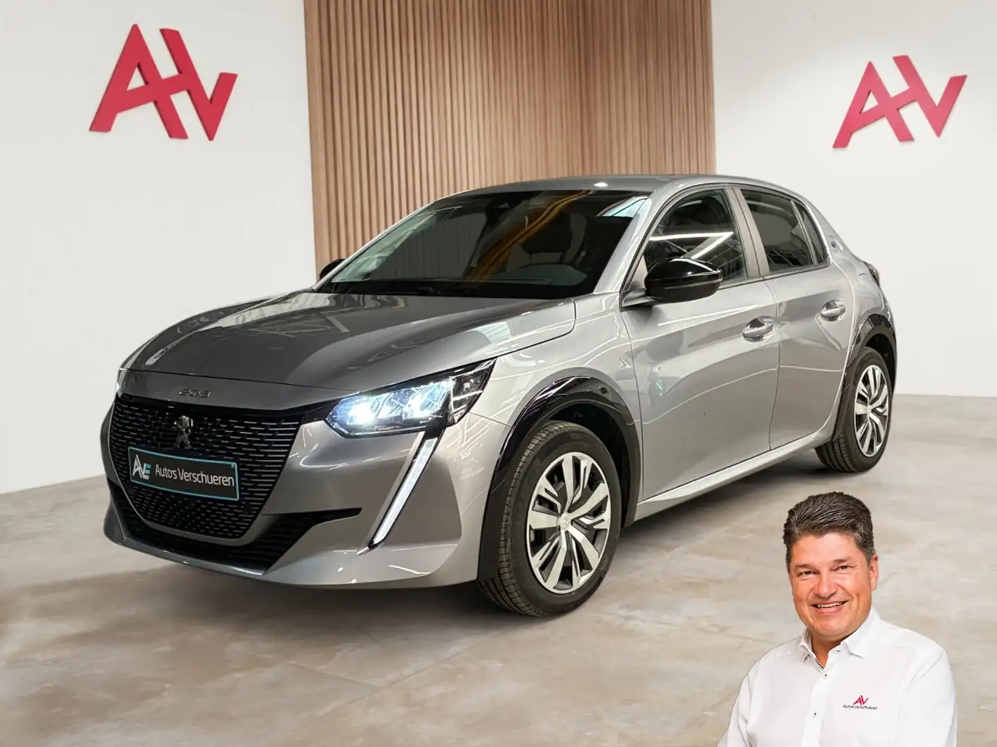 Peugeot e-208 50 kWh Active ** Gris - 1