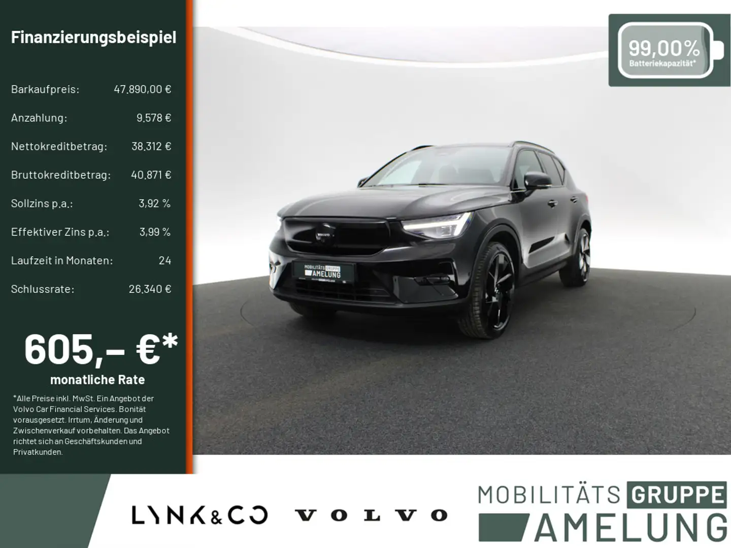 Volvo XC40 Schwarz - 1