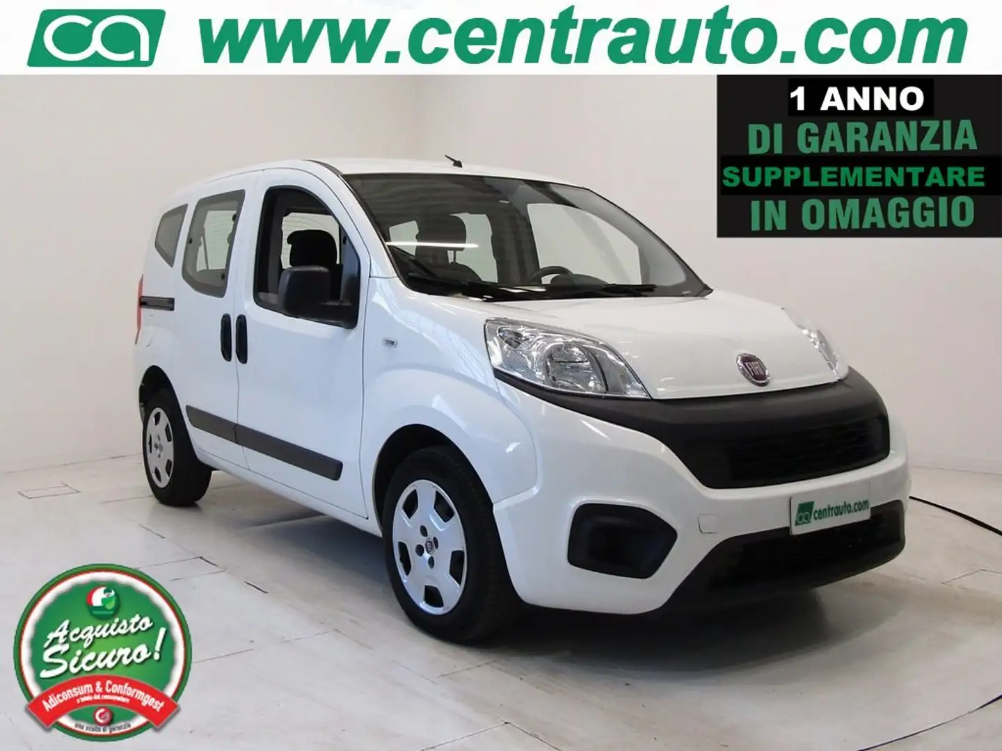 Fiat Qubo 1.3 MJT Manuale Easy * 5 POSTI * OK NEOPATENTATI * Blanco - 1