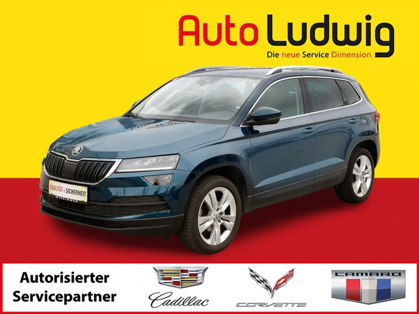Skoda Karoq 1,6 TDI Style Limited*VIRTUAL COCKPIT*NAVI*LED*... Bleu - 1