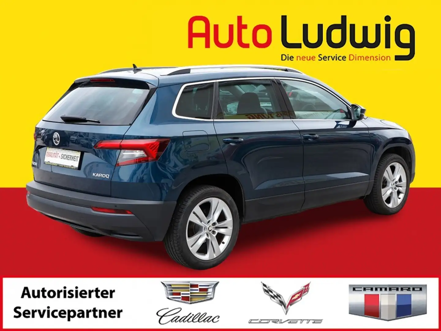 Skoda Karoq 1,6 TDI Style Limited*VIRTUAL COCKPIT*NAVI*LED*... Bleu - 2