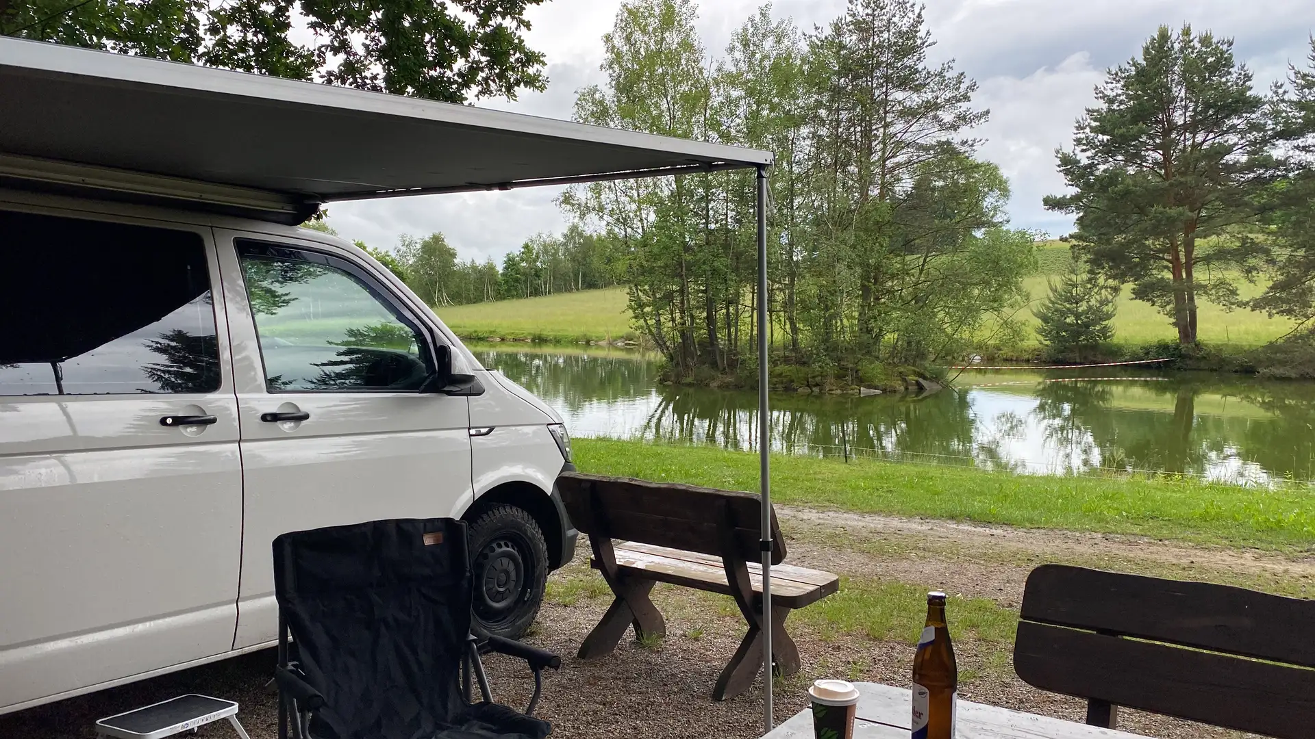 Volkswagen T6 Transporter Camper Weiß - 2