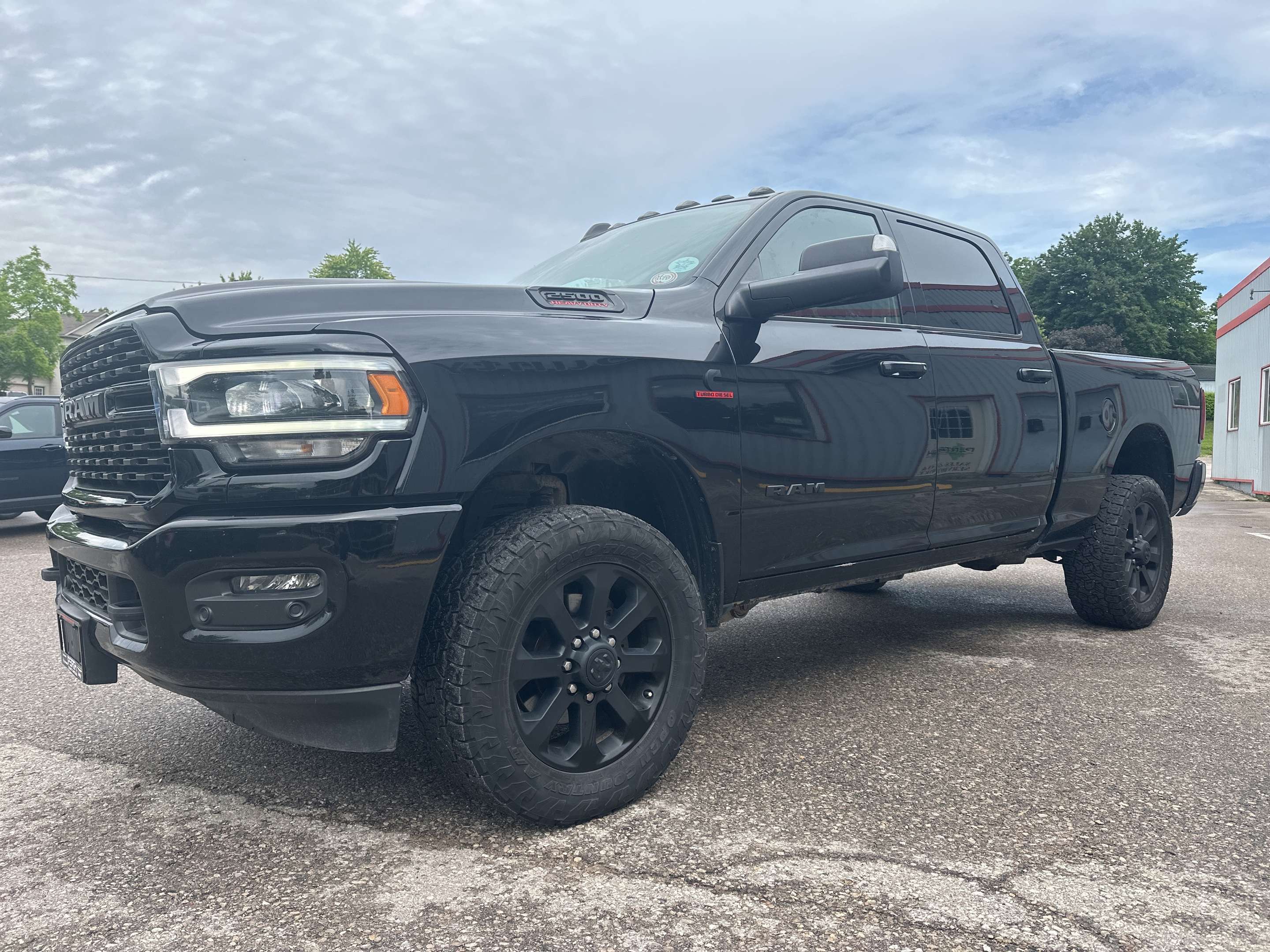 Black 2022 RAM 2500 Pickup Truck Four-Wheel Drive Automatic