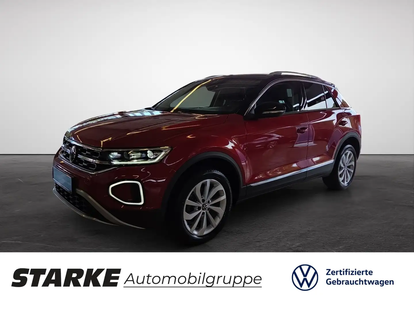 Volkswagen T-Roc 1.5 TSI DSG Style LED AHK Navi Light Assist ACC Rot - 1