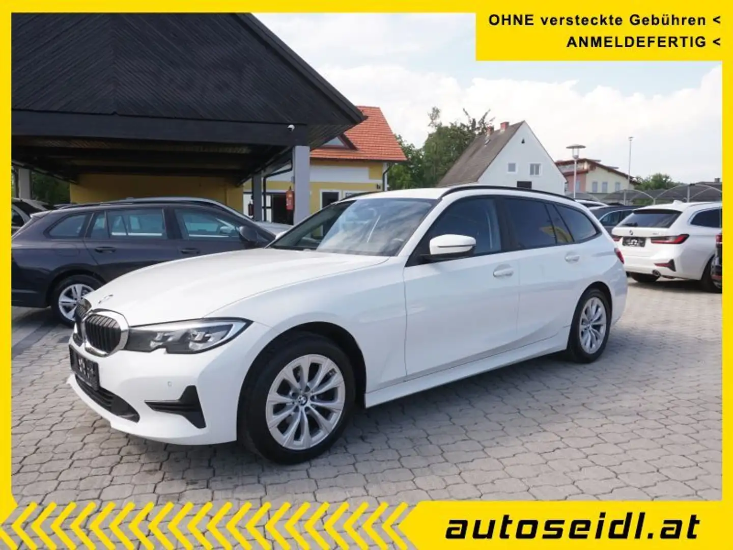 BMW 316 d Touring Aut. *LED+NAVI* Weiß - 1