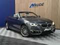BMW 220 220d  F23 190 CH CABRIOLET bva Luxury PHASE 2 - Origine France Grau - thumbnail 1