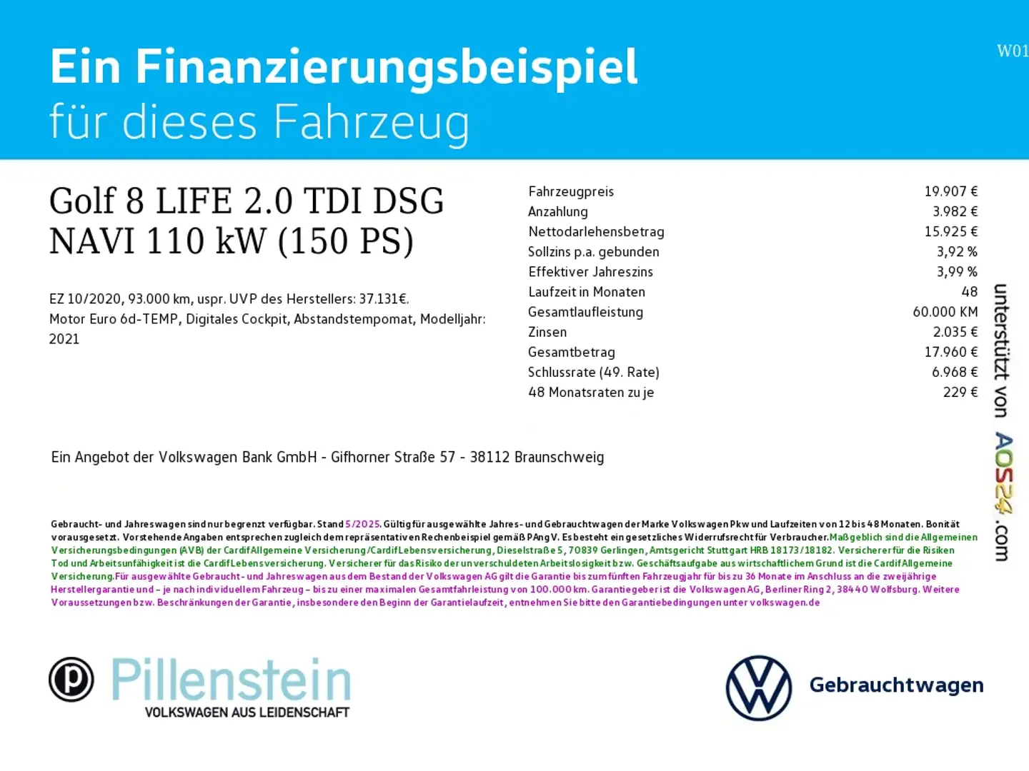 Volkswagen Golf 8 LIFE 2.0 TDI DSG NAVI SITZH. APP-C. LED Grau - 2