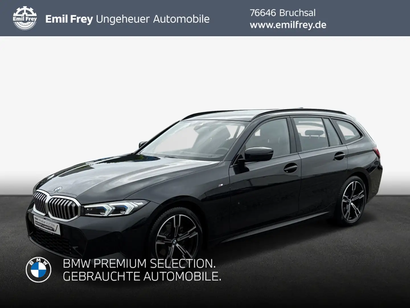 BMW 318 i Touring Aut. Schwarz - 1