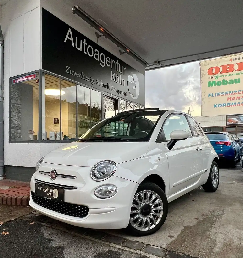 Fiat 500C 500 Cabrio 1.0 Hybrid *KLIMA*NAVI Weiß - 1