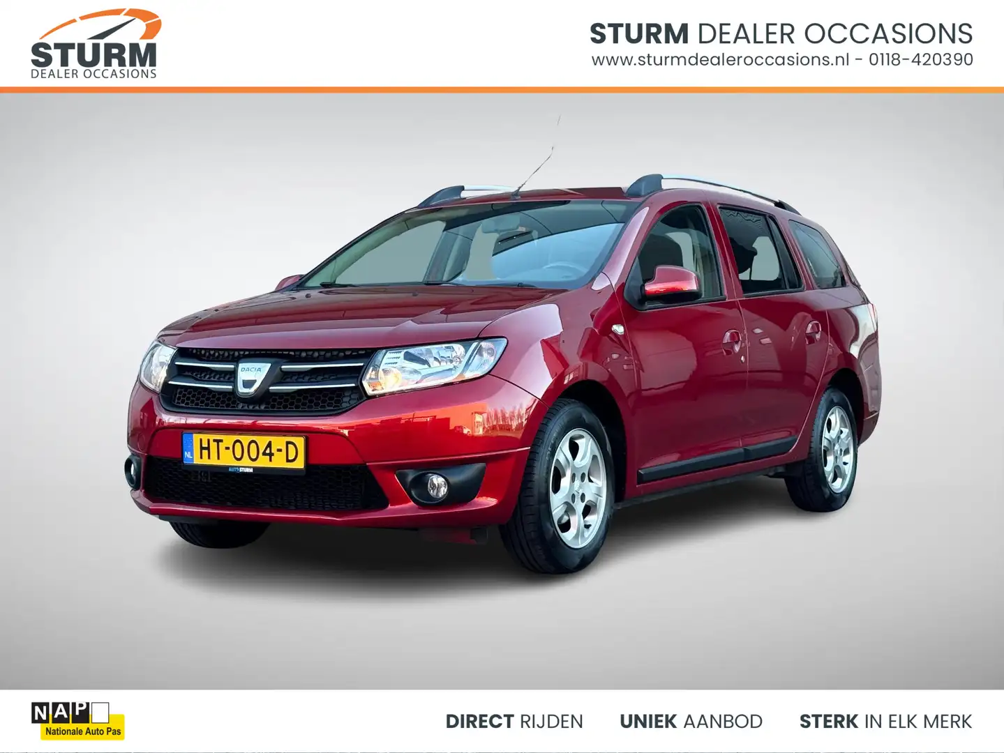 Dacia Logan MCV 0.9 TCe Lauréate Nav Pack, Airco NL-Auto! Rouge - 1