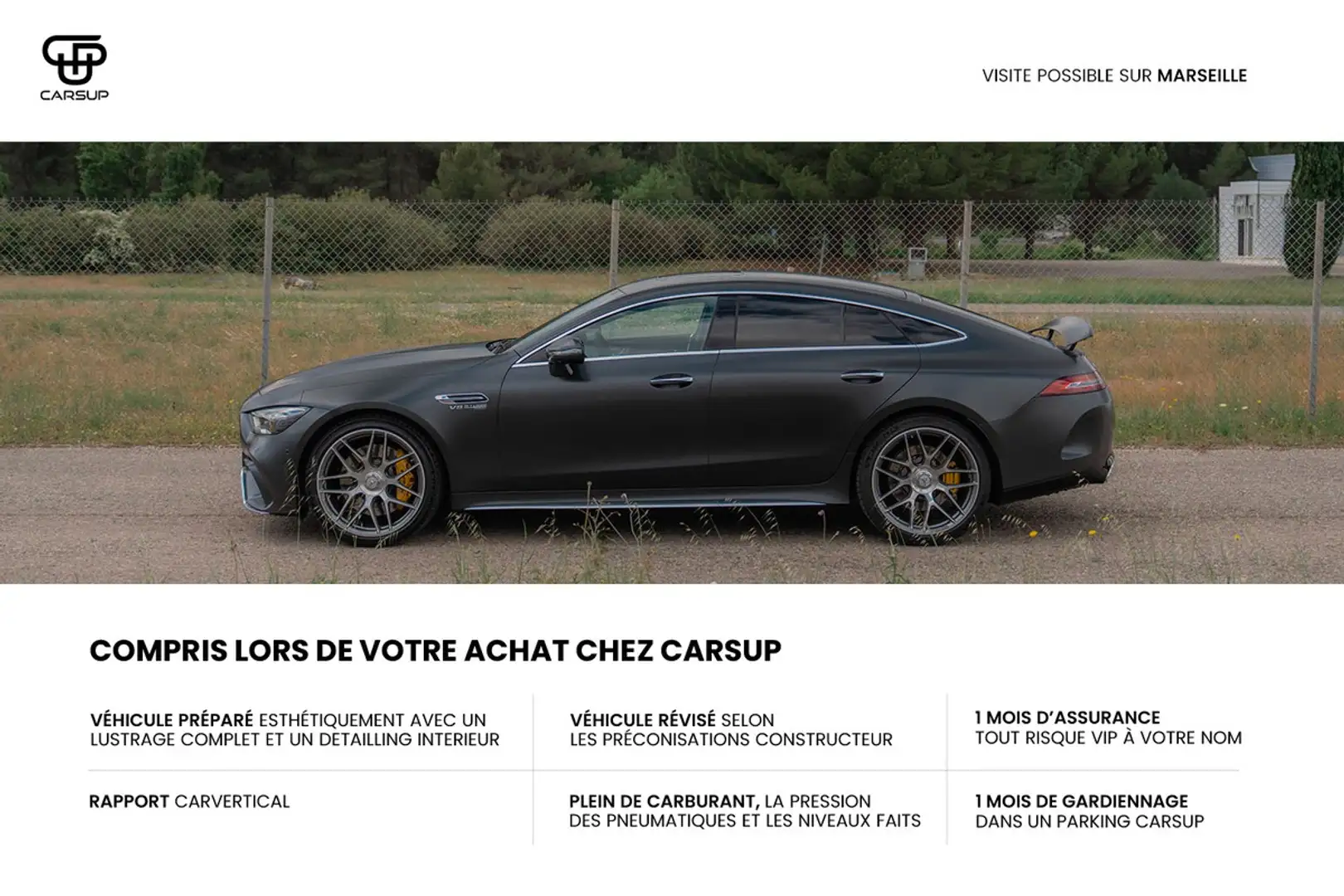 Mercedes-Benz AMG GT 63S 4 Portes Schwarz - 2