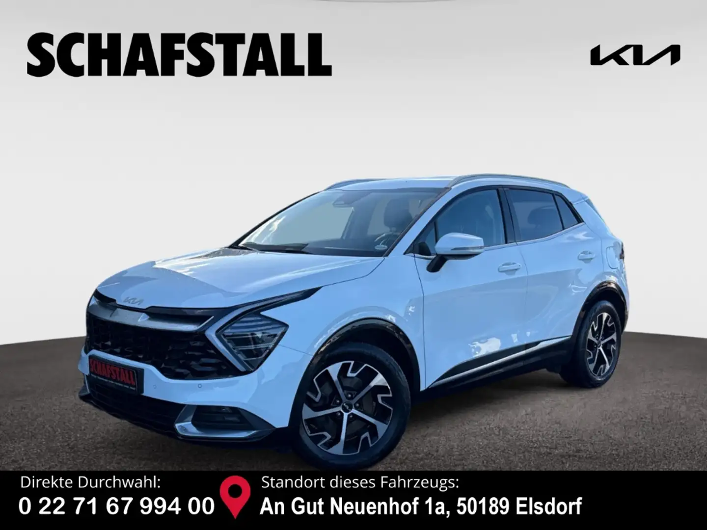 Kia Sportage 1.6 T-GDI MHEV Spirit Navi Digitales Cockpit LED E Blanc - 1