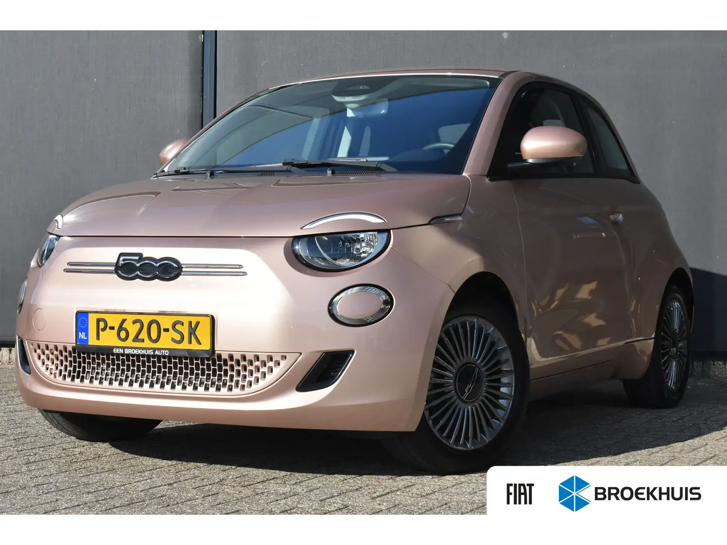 Fiat 500e 3+1 Icon 42 kWh 3 Fase | Navigatie | Climate Contr Rood - 1