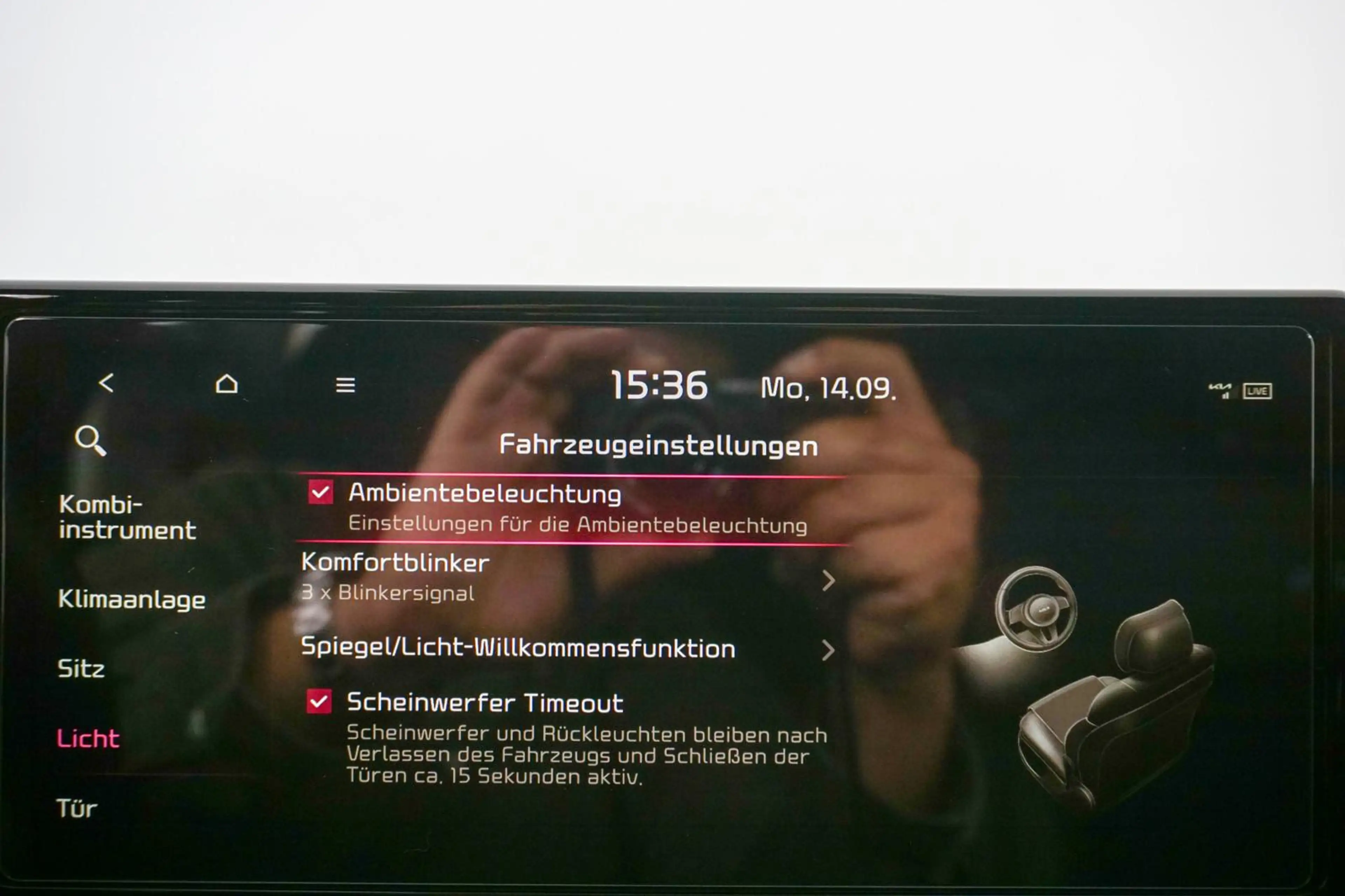 Kia Ceed / cee'd Ceed GT Line JBL Kamera Memory — photo 13